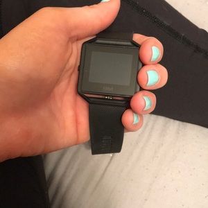 Fit bit Blaze. All black.